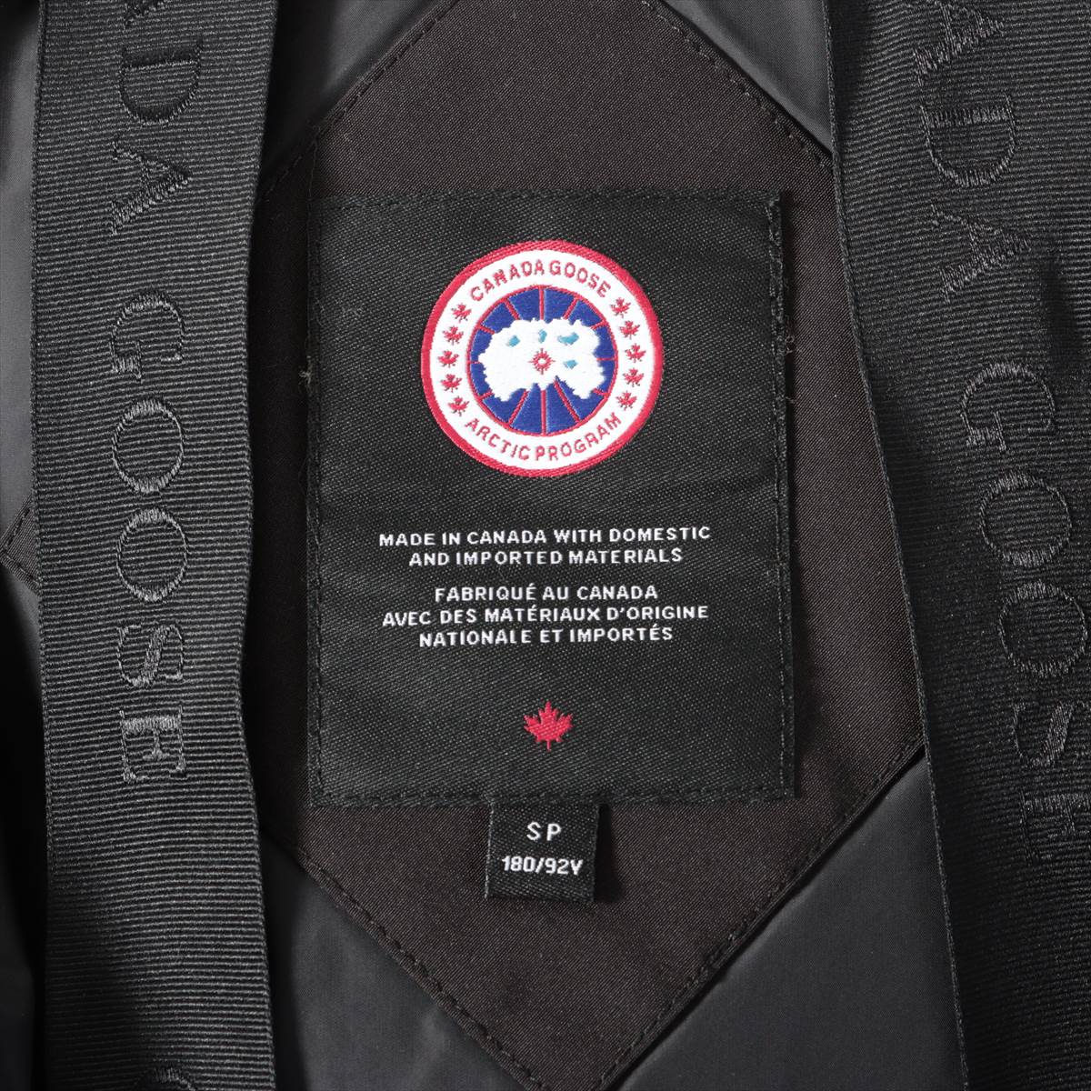 Canadian Goose Cotton X Polyester X Nylon Down Jacket S/P Men Black MACMILLAN 2080MB Canadian Goose Japanese