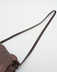 Loewe Flamenco 22 Leather Shoulder Bag Brown