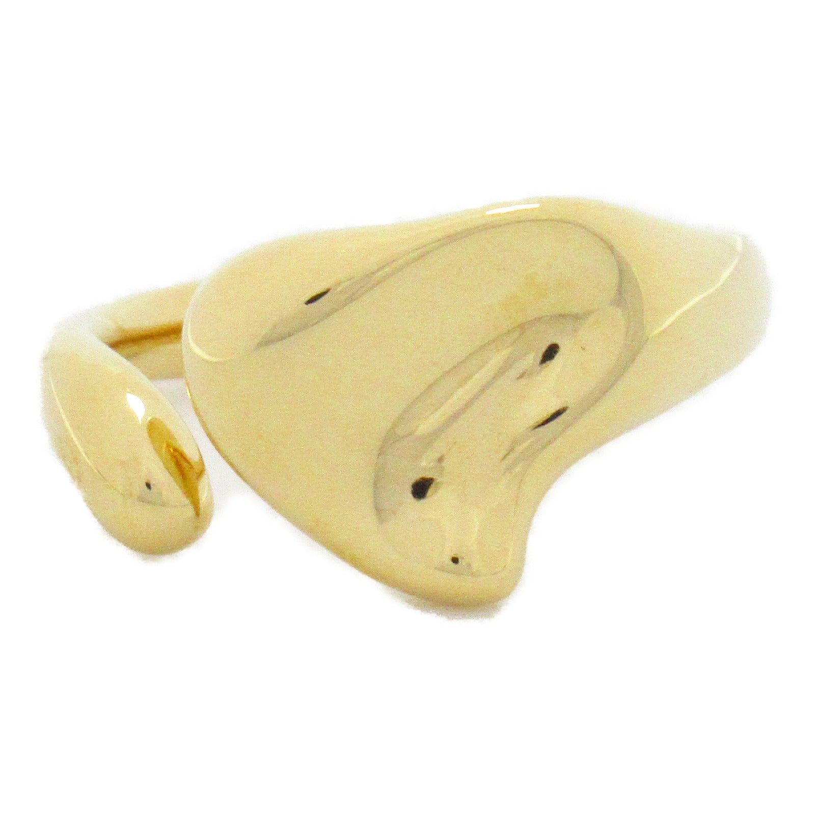 TIFFANY&CO Full-Heart Ring Ring Ring Jewelry K18 (Yellow G)  G