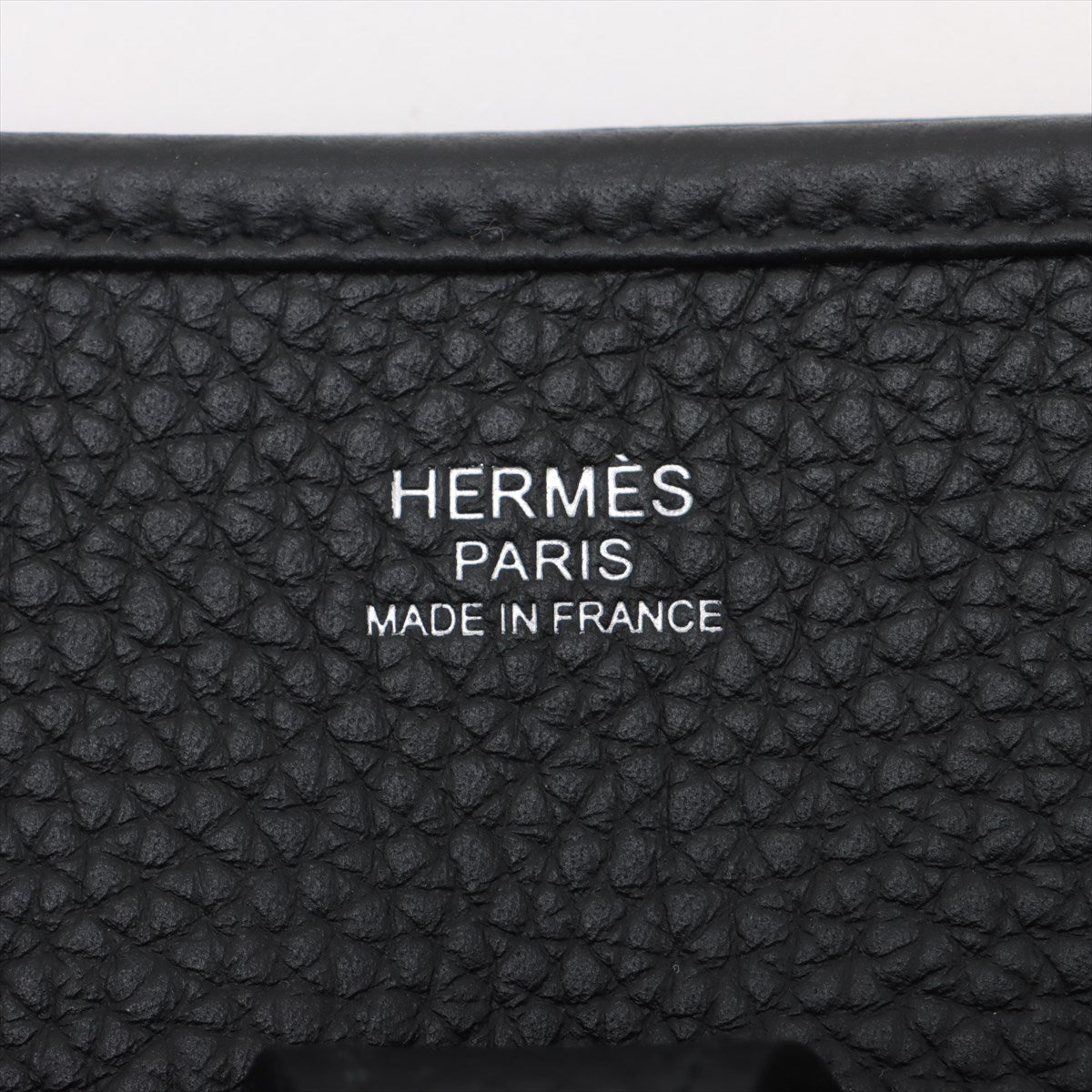 Hermes Evelyn 3 29 PM  Clemence Black Silver G  W 2024