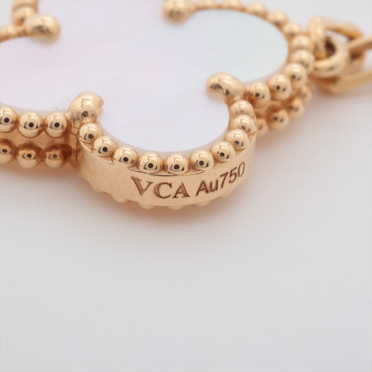 Van Cleef &amp; Arpels Vintage Alhambra 5P S Bracelet 750 (YG) 11.6g VCARA41800