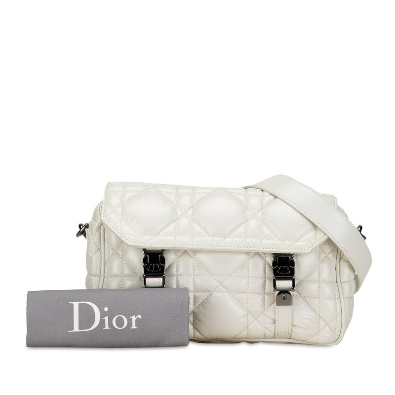 Dior Macrocan Messenger Bag M1243OMIG White Leather  Dior
