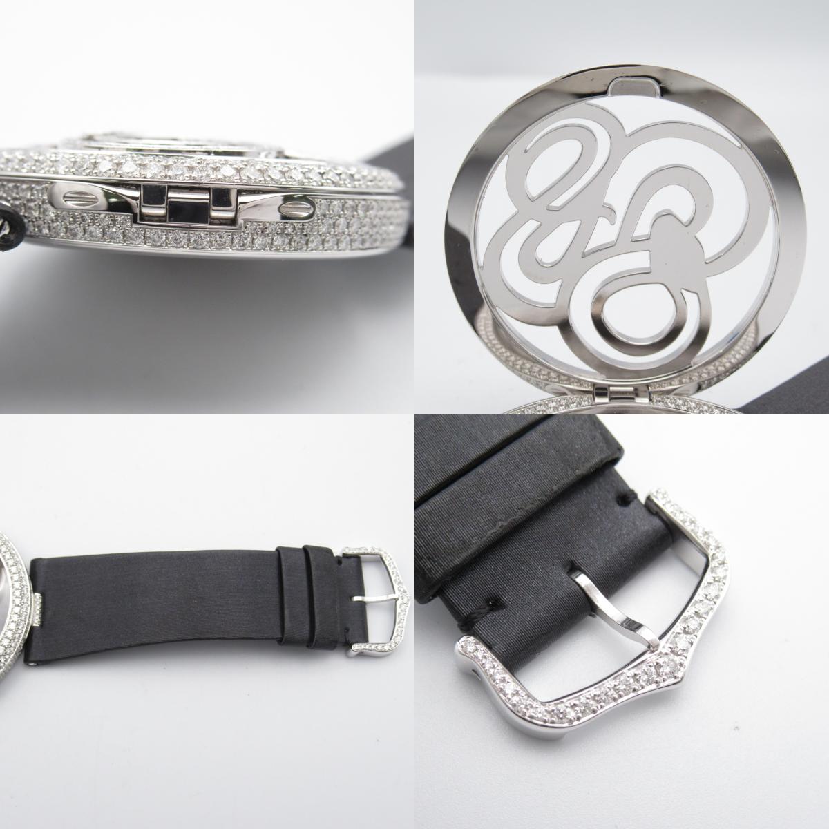 Cartier Cartier Animale du Cartier Limited (05/40) Watch Watch K18WG (White G)  Leather Belt HPI00339 Black