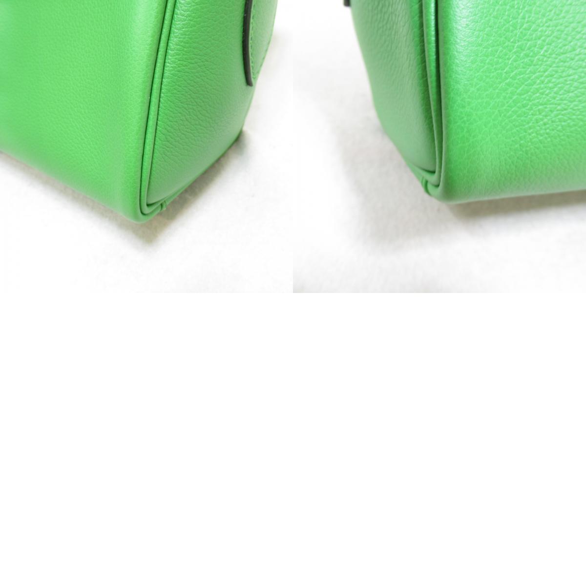 Hermes Kelly Messengers Shoulder Bag PM Vel Yuka Shoulder Bag Leather Evergreen  Green