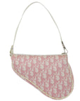 Christian Dior 2003 Pink PVC Trotter Saddle Handbag