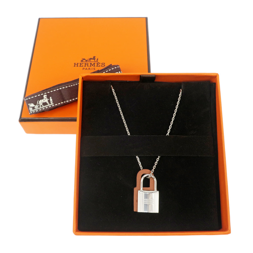 Hermes Oakley necklace  g silver colour D stamped pendant accessories other unused ] weddar quality