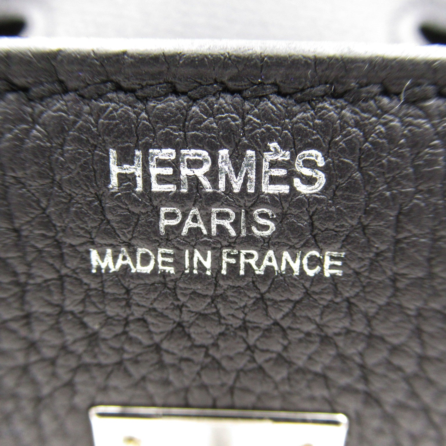 Hermes Birkin 25 Handbag TOGO LADY BLACK