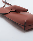 Loewe Elephant Pochette Leather Shoulder Bag Brown Earl