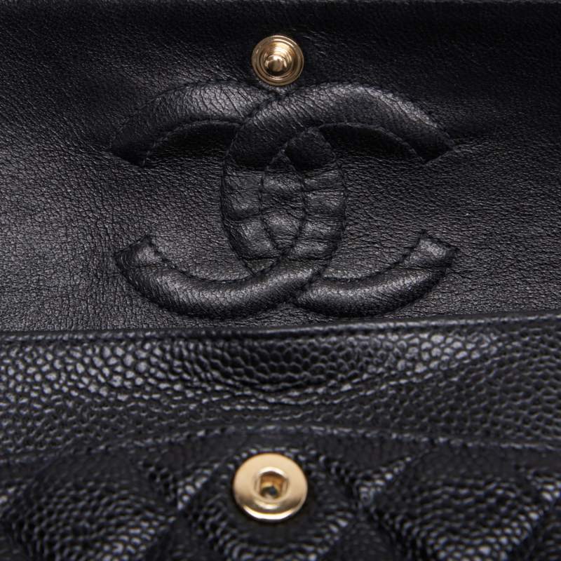 Chanel Matrasse Double Flap Chain Sder Caviar S Black  Shoulder Bag Mini Shoulder Bag  Bag Hybrid 【 Ship】  Yaboo Online