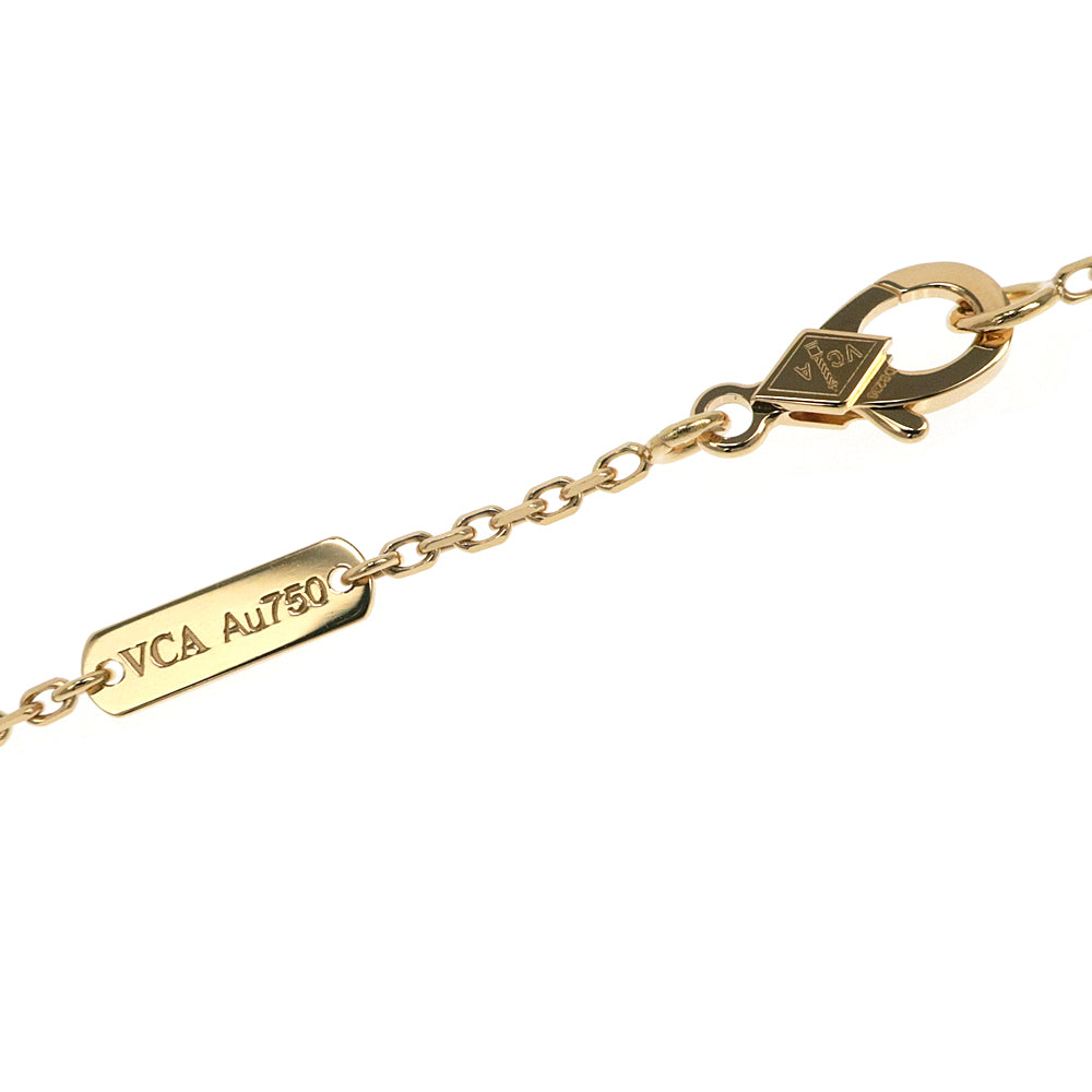 VAN CLEEF & ARPELS Van Cleef & Arpels Vintage Alhambra Necklace 750YG K18 Yellow G Taiga's Eagle Jewelry New