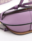 Loewe Minigate Leather Shoulder Bag Pearl