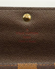 Louis Vuitton Long Wallet Damier Portomone Credit N61724