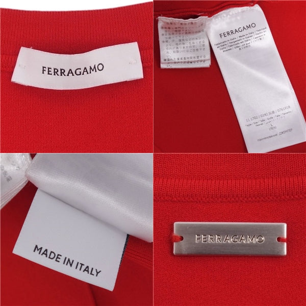 Salvatore Ferragamo s   Short Sleeve y Tops  L Red  Nitted