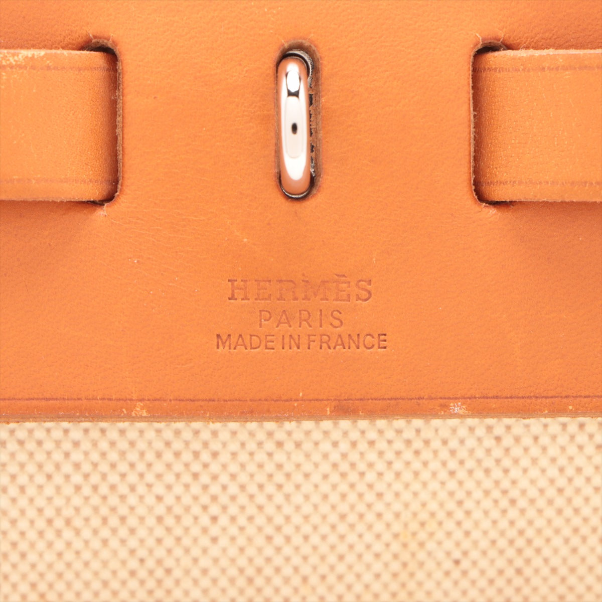 Hermes Yale Bag MM Towerash  Leather Brown Silver G  C1999