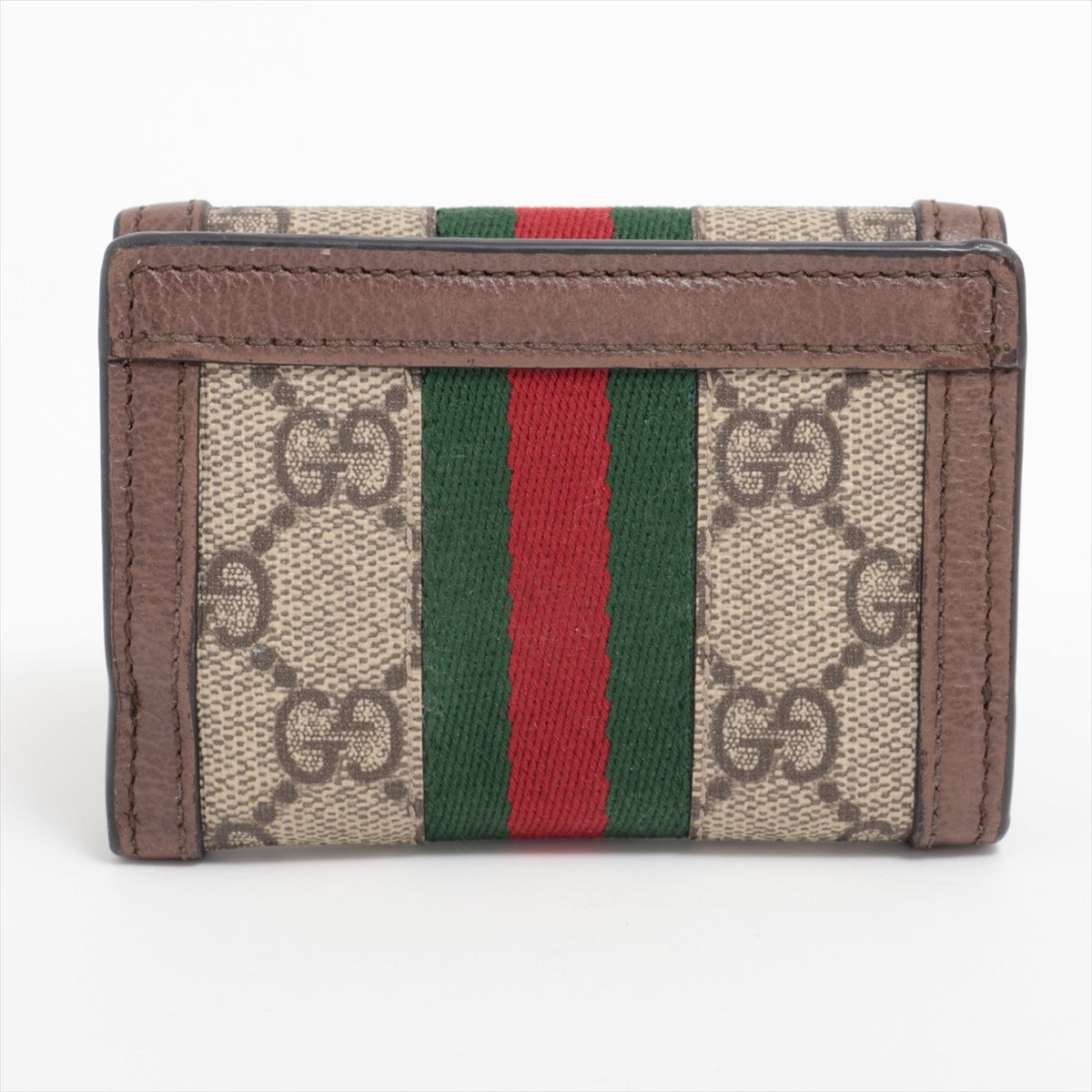 Gucci GG Marmont 644334 PVC  Leather Compact Wallet Brown