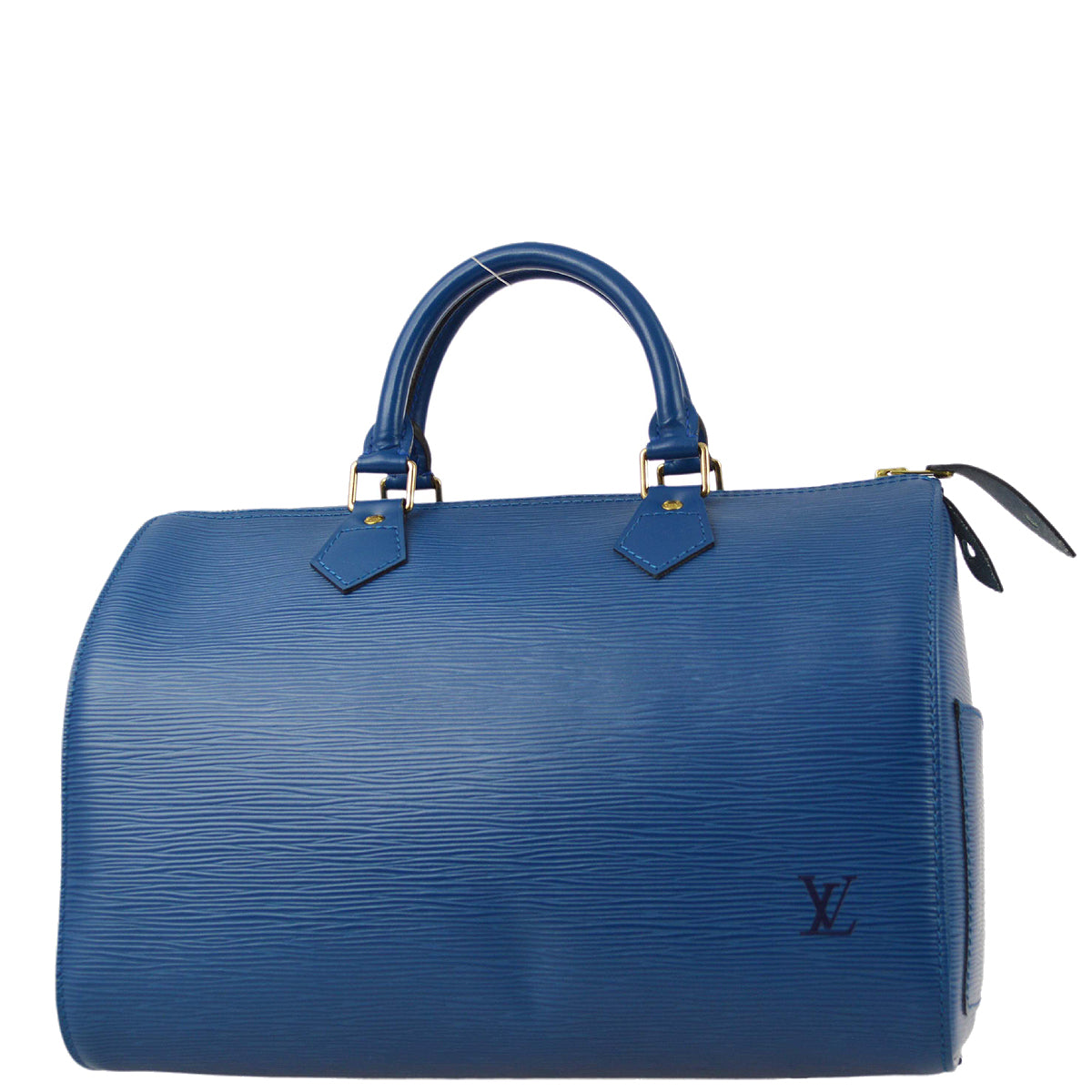 Louis Vuitton 1995 Blue Epi Speedy 30 Handbag M43005