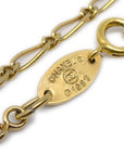 Chanel Medallion Gold Chain Pendant Necklace 1983