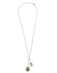 Chanel CC Chain Pendant Necklace Gold 06P