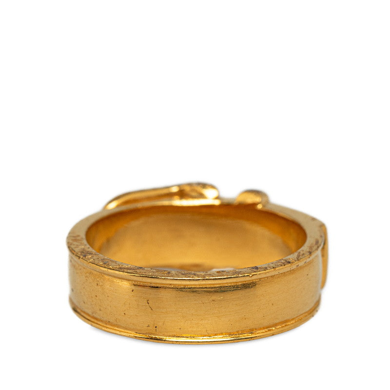 Hermes Belt Motif SCalf Ring G Plated  Hermes