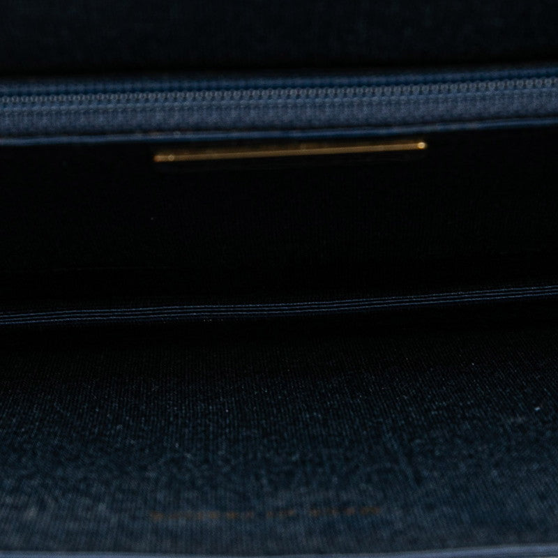 Sun-Laurent Shoulder Bag Navy G Leather  Saint Laurent