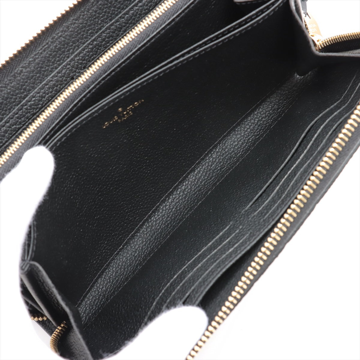 Louis Vuitton Implant Zippy Wallet M61864 Noir Round Zipper Wallet