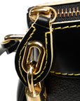 Louis Vuitton Suhari Locky Clutch Cratch Bag Second Bag M95628 Noneir Black Leather  Louis Vuitton