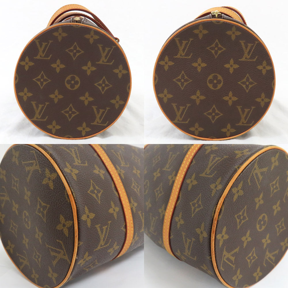 Louis Vuitton 30 Monogram M51385 Handbag Brown Numea Leather Monogram Canvas   Portefolio