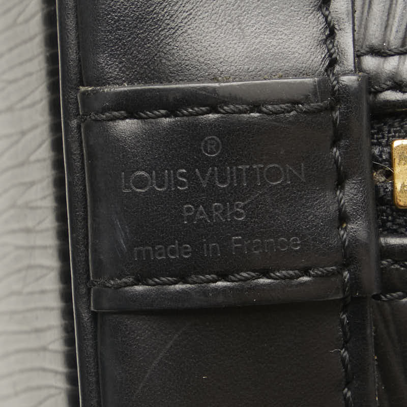Louis Vuitton Epi Alma Handbag 2WAY M52142 Noir Black Leather  Louis Vuitton