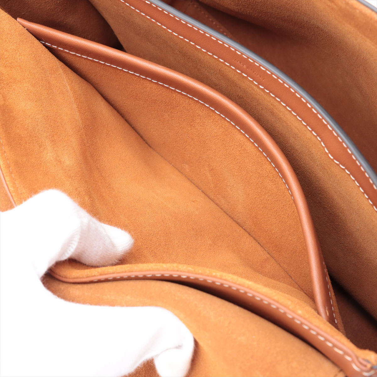 Celine St 16 Seas Medium Leather Shoulder Bag Brown