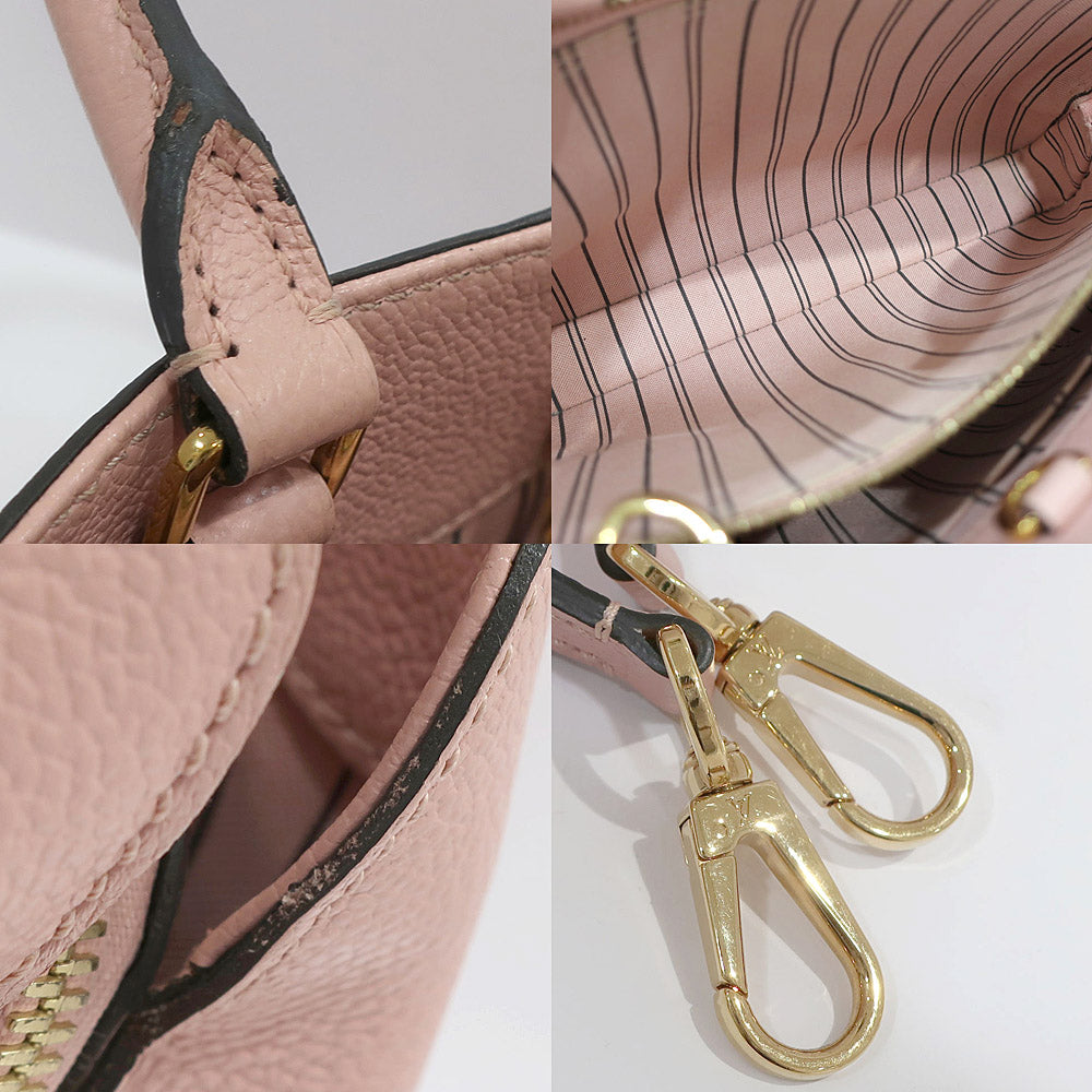 Louis Vuitton Montaigne BB Monogram Emplant M44123 Rose Puddle Pink G   Women 2WAY Shoulder  Preservation Bag