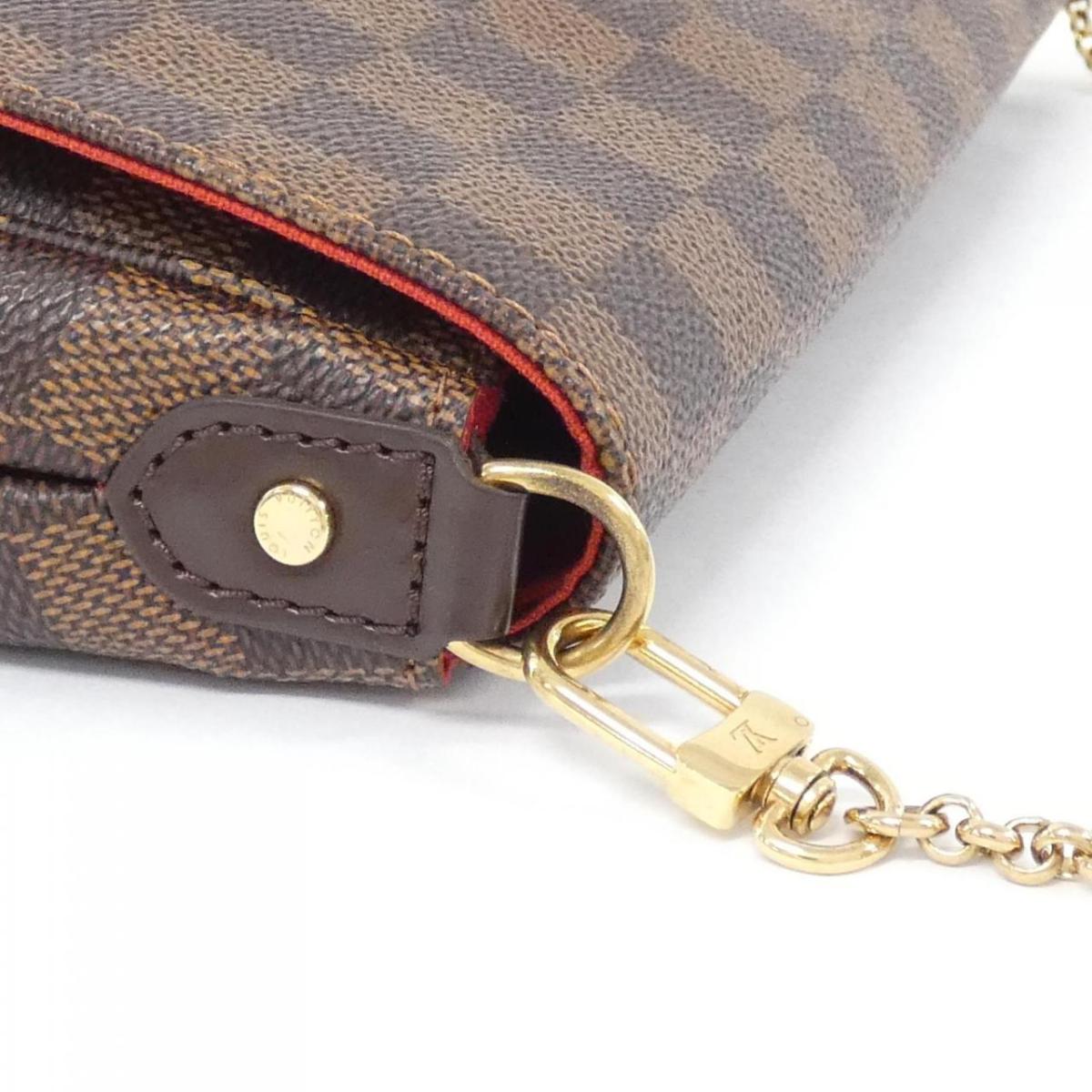 Louis Vuitton Damier Feverit MM N41129 Shoulder Bag