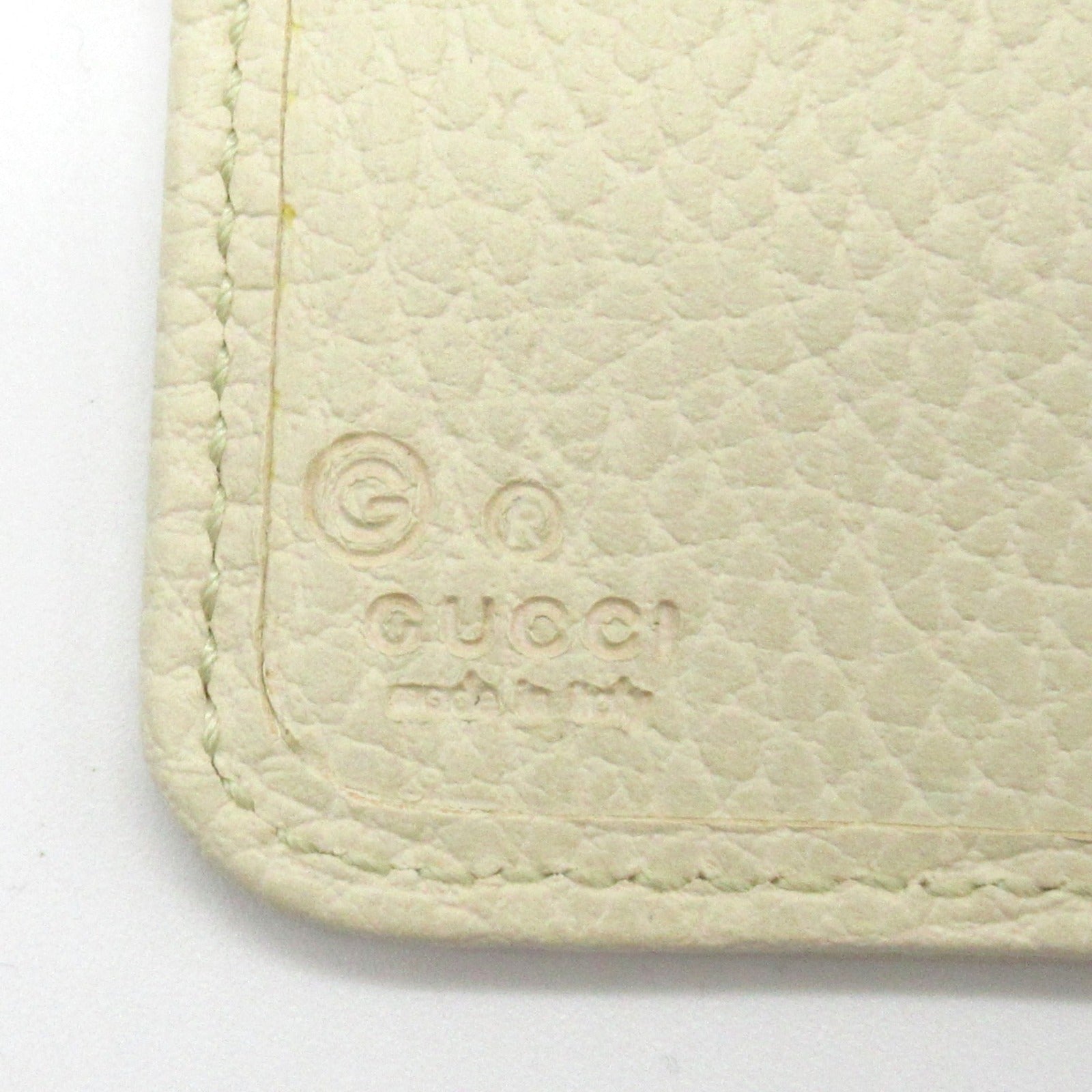 Gucci Twin Fold Wallet Twin Folded Wallet GG Canvas Leather  Beige White 346056