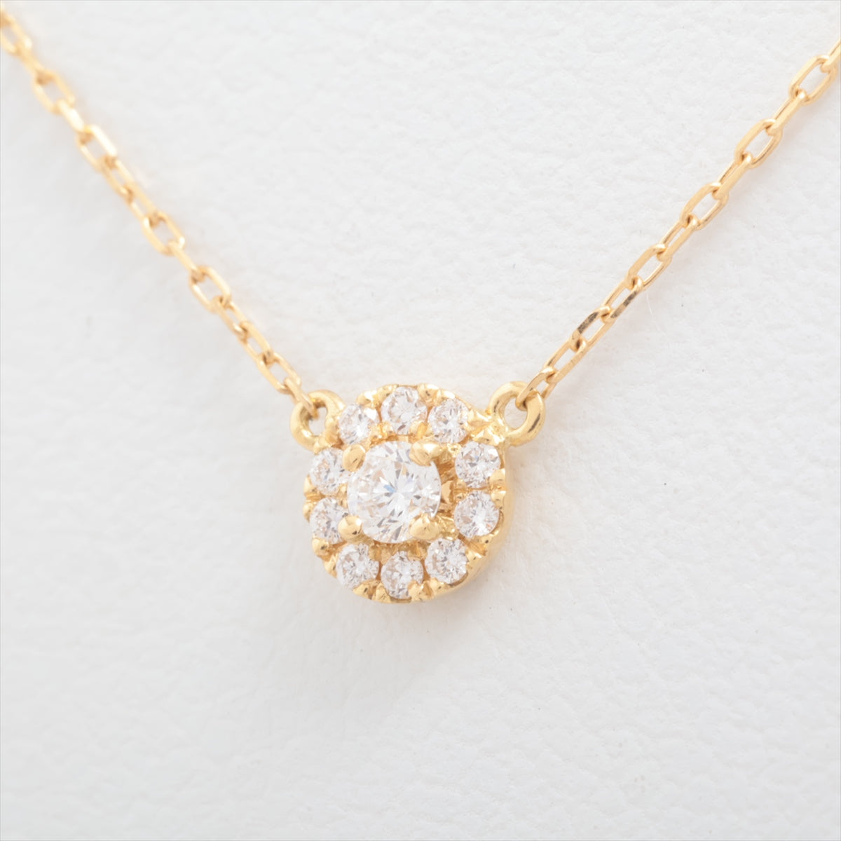 Arc Princess Diamond Necklace 750 (YG) 0.8g D0.06 AK1799010100