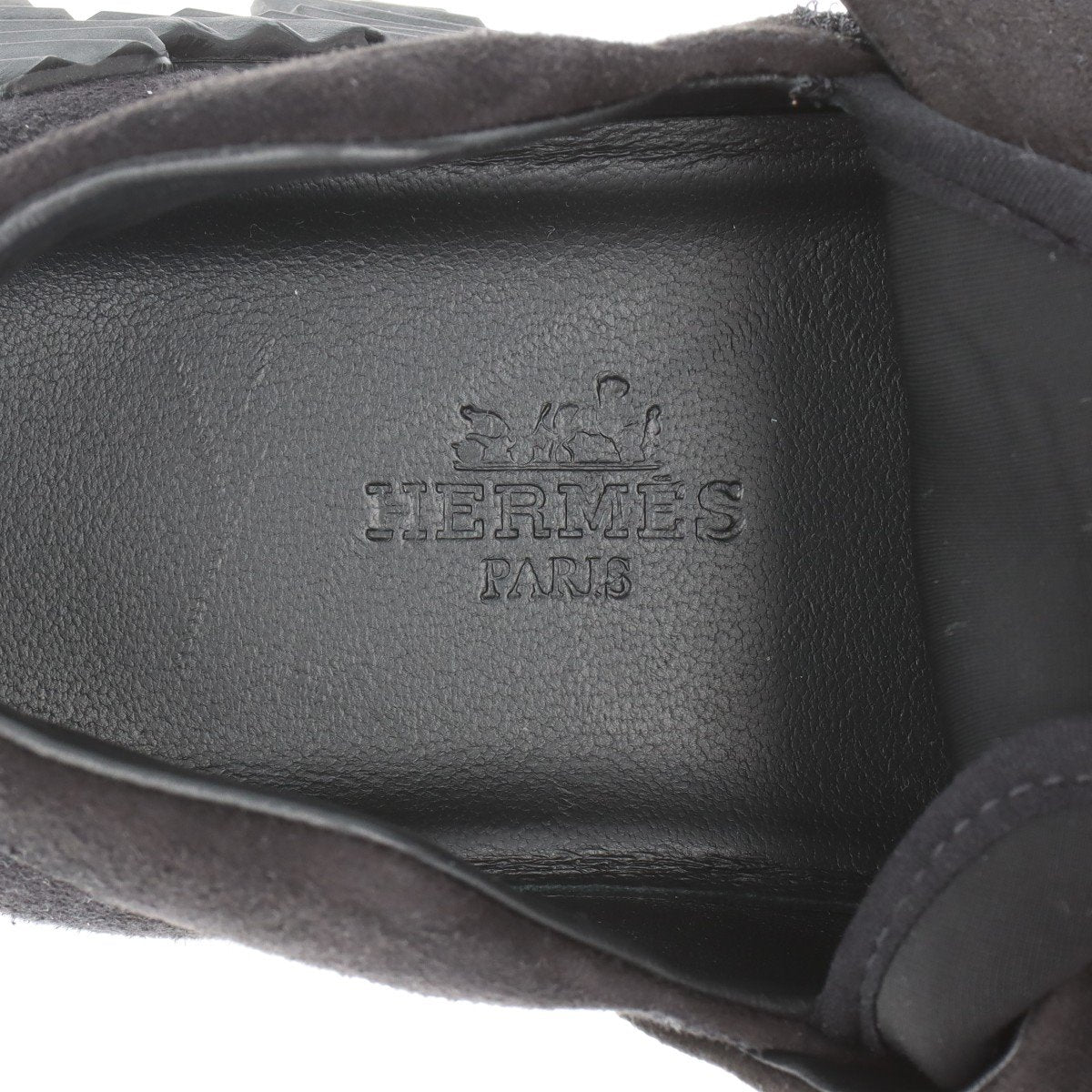 Hermes H sweat x nylon sneaker 35 ladies black belcrosstrap stor bag