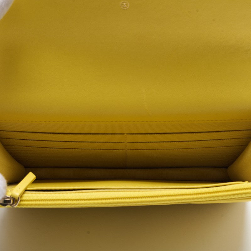 CHANEL 【CHANEL】 CHANEL 19 Matrasse Chain Wallet  Yellow (Gen  Silver Gold)  Wallet  【 Ship】 Khao Yamamoto Online
