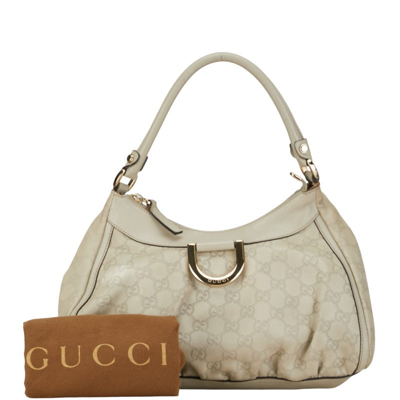 Gucci Abbey One-Shoulder Handbag 190525 Ivory White Leather  Gucci