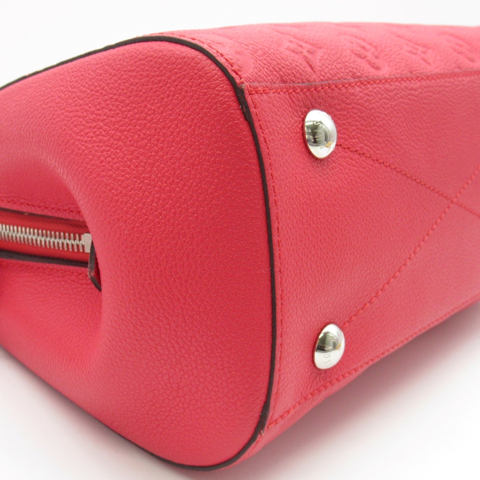 Louis Vuitton Montaigne BB Shoulder Bag Leather Monogram Emplant  Pink M54199