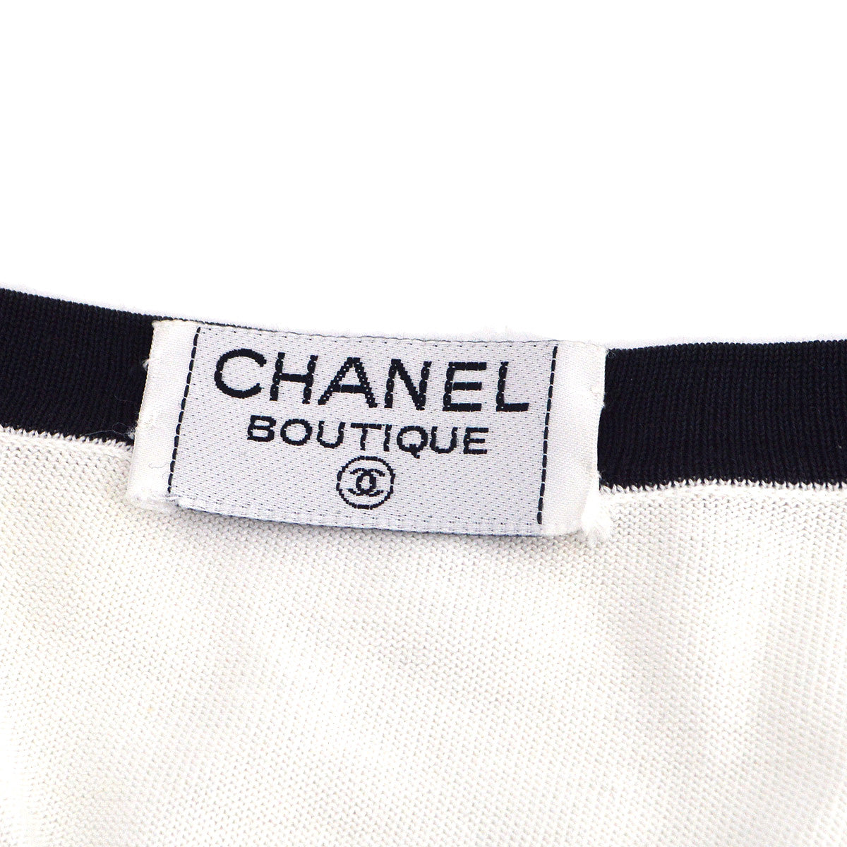 Chanel logo-buttons V-neck cardigan 