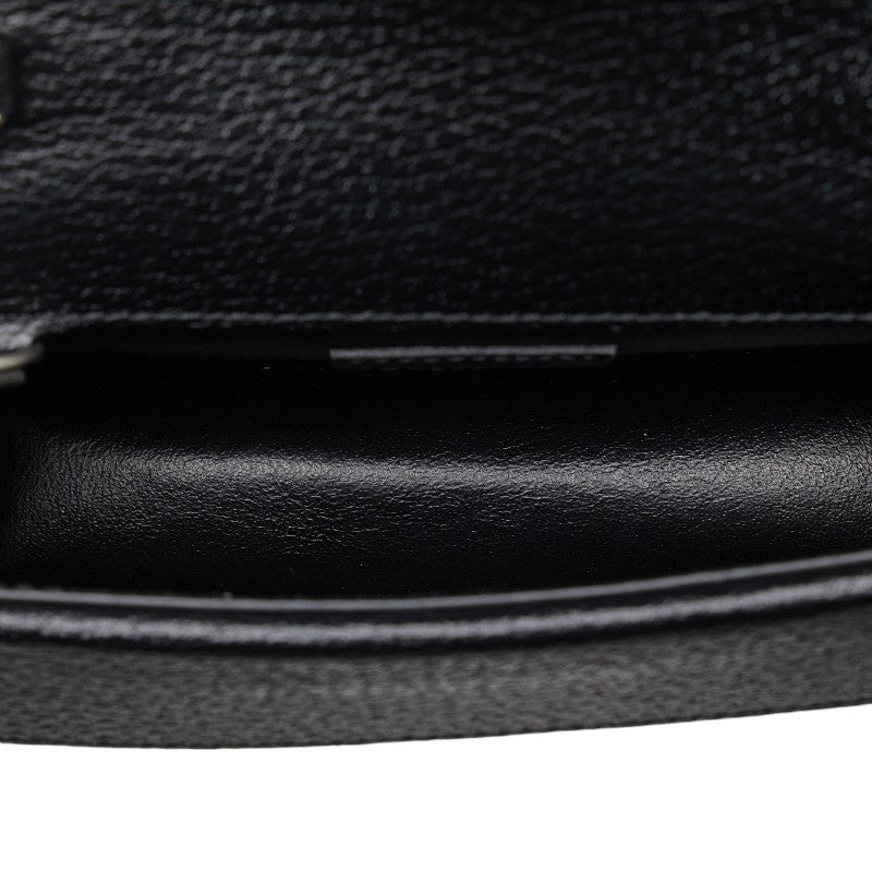 Gucci Dionysus Chain  Mini Shoulder Bag 476432 Black Canvas Leather  Gucci