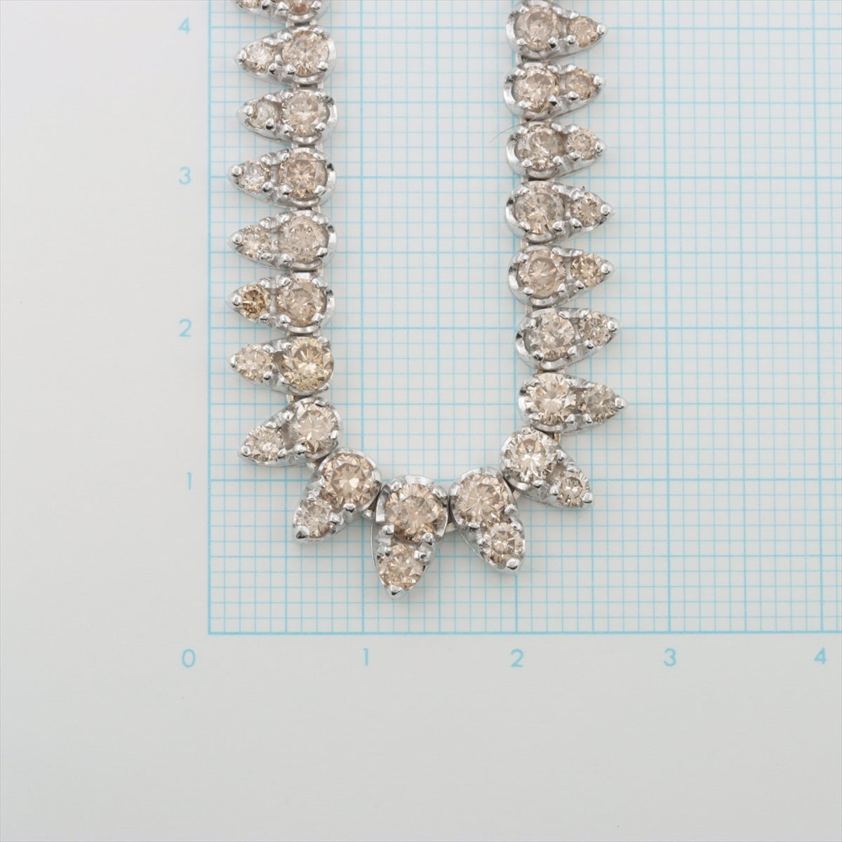 Diamond necklace K18 19.9g 1000