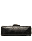 Chanel Mattrase 23 Coco W Flap Chain Shoulder Bag Black Lambskin  Chanel
