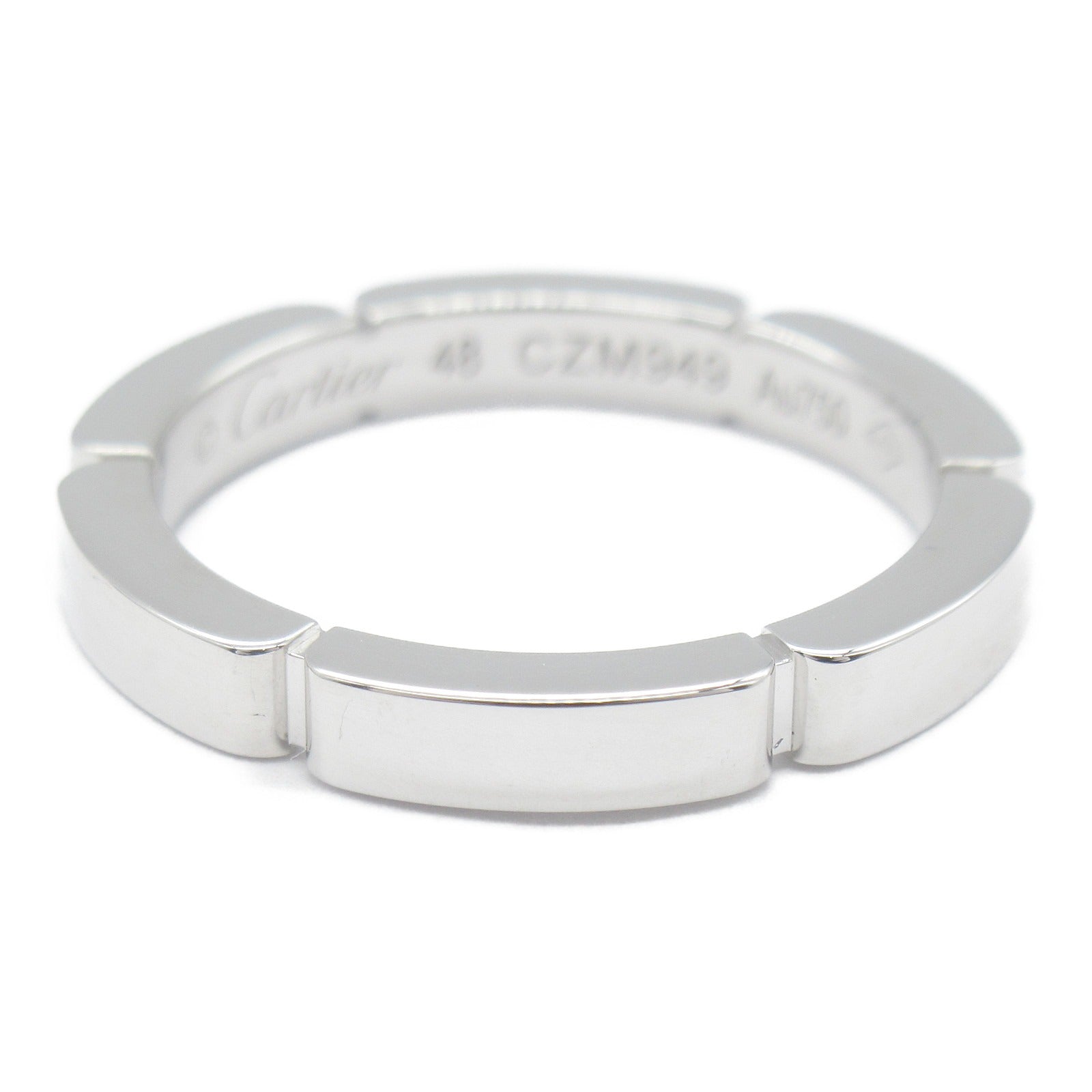 Cartier Panther Half Diamond Ring Ring Ring Jewelry K18WG (White G) Diamond  Clear B4221000