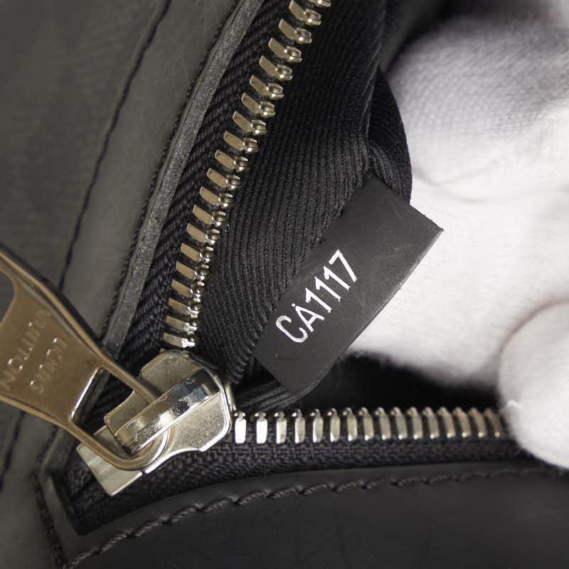 Louis Vuitton Damier Graphite PDJ NM Porte Document Jewel Handbag 2WAY N48260 Black PVC Leather Men LOUIS VUITTON