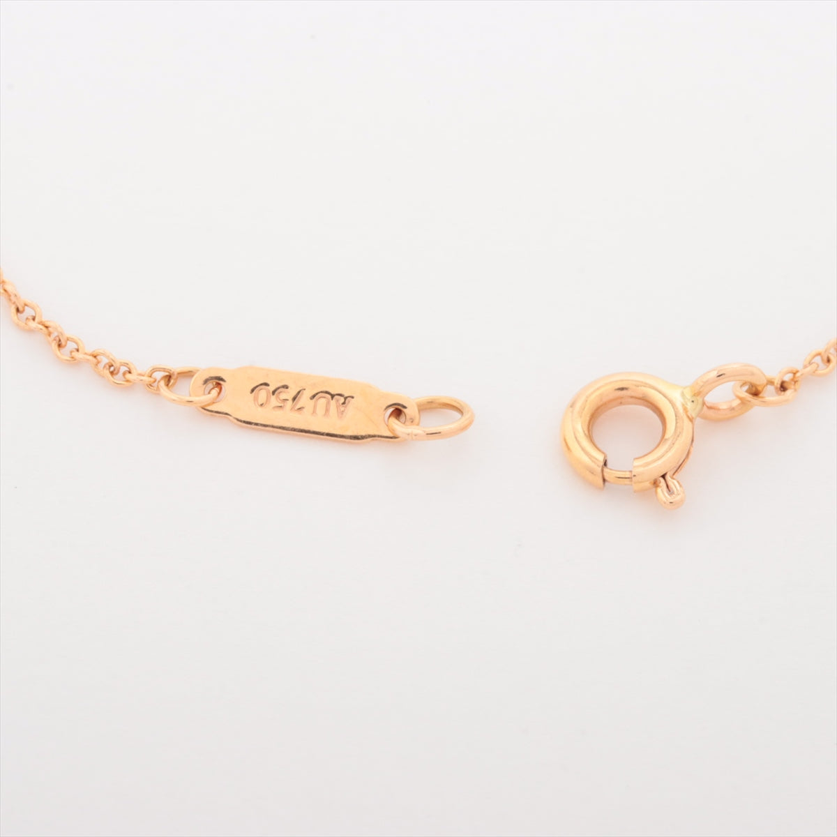 Tiffany&#39;s Centimental Heart Diamond Bracelet 750 (PG) 1.2g