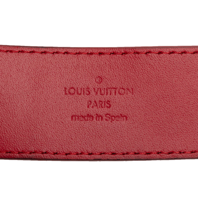 Louis Vuitton Monogram New Wave Sanctuary Belt 32/80 M0096 Red Multicolor Leather  Louis Vuitton
