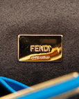 Fendi Micro Peak Small Handbag Shoulder Bag 2WAY 8M0355 Blue G Leather  Fendi