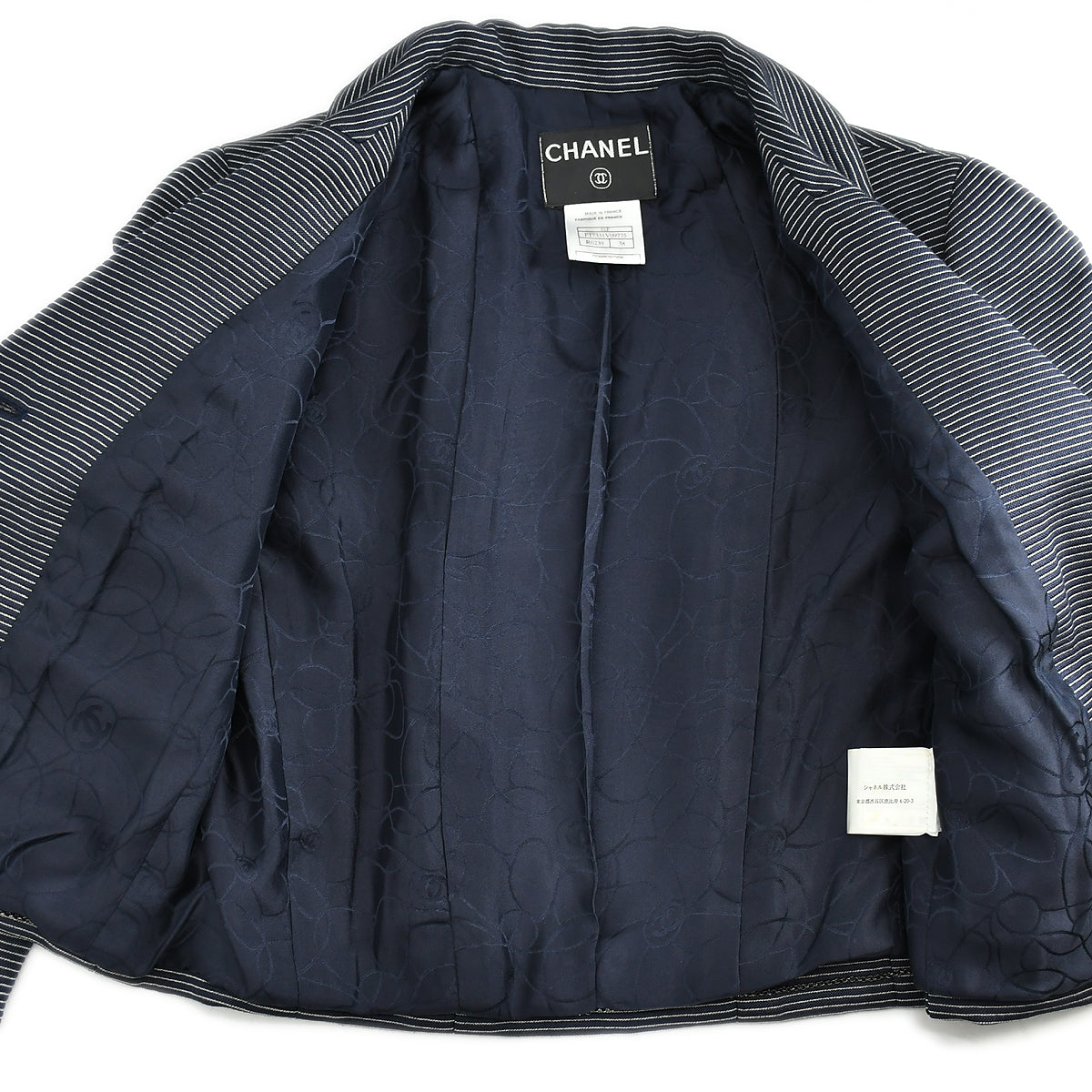 Chanel Jacket Navy 01P 