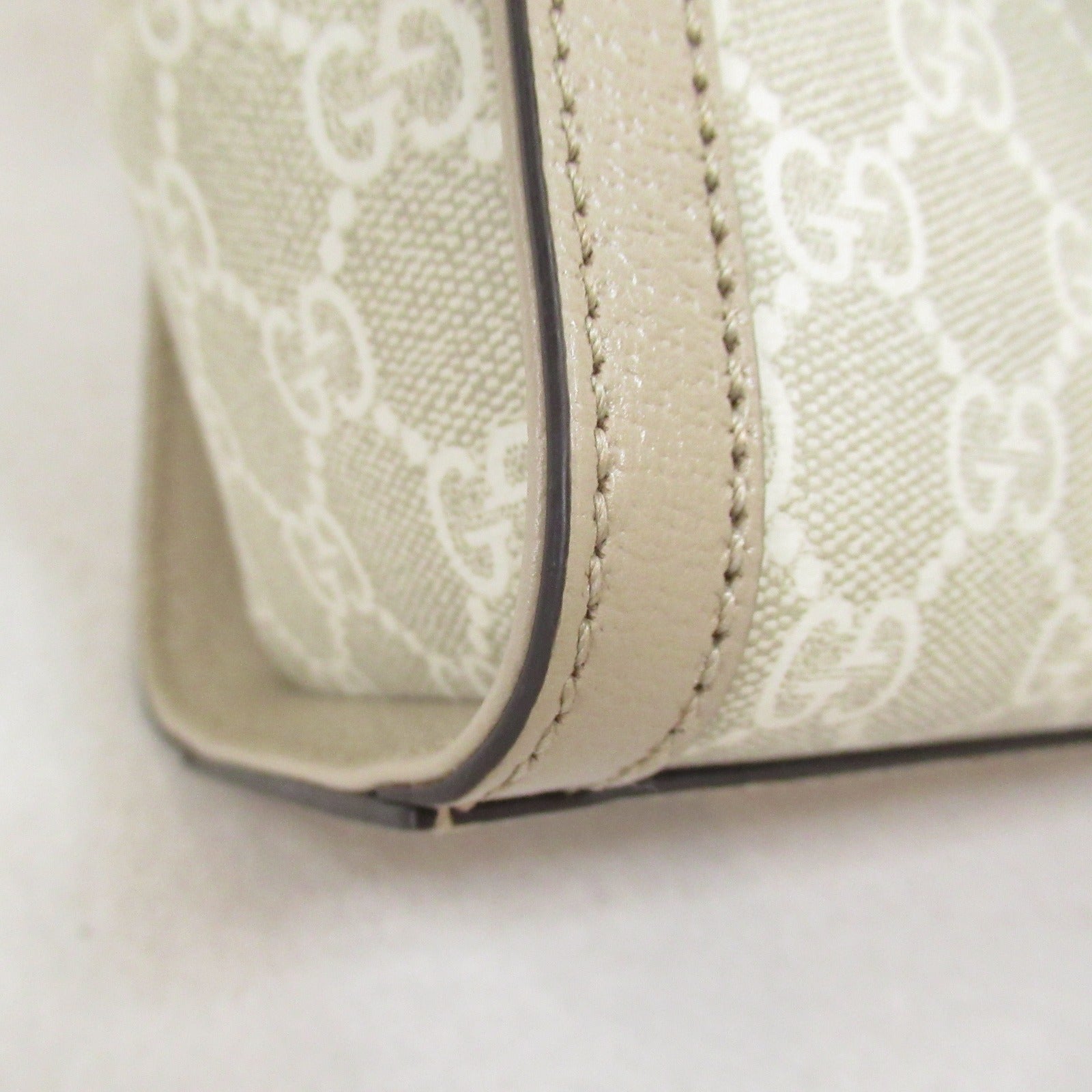 Gucci OPHIDIA Offroad 2w Shoulder Bag 2way Shoulder Bag PVC Coated Canvas Leather  Beige  547551