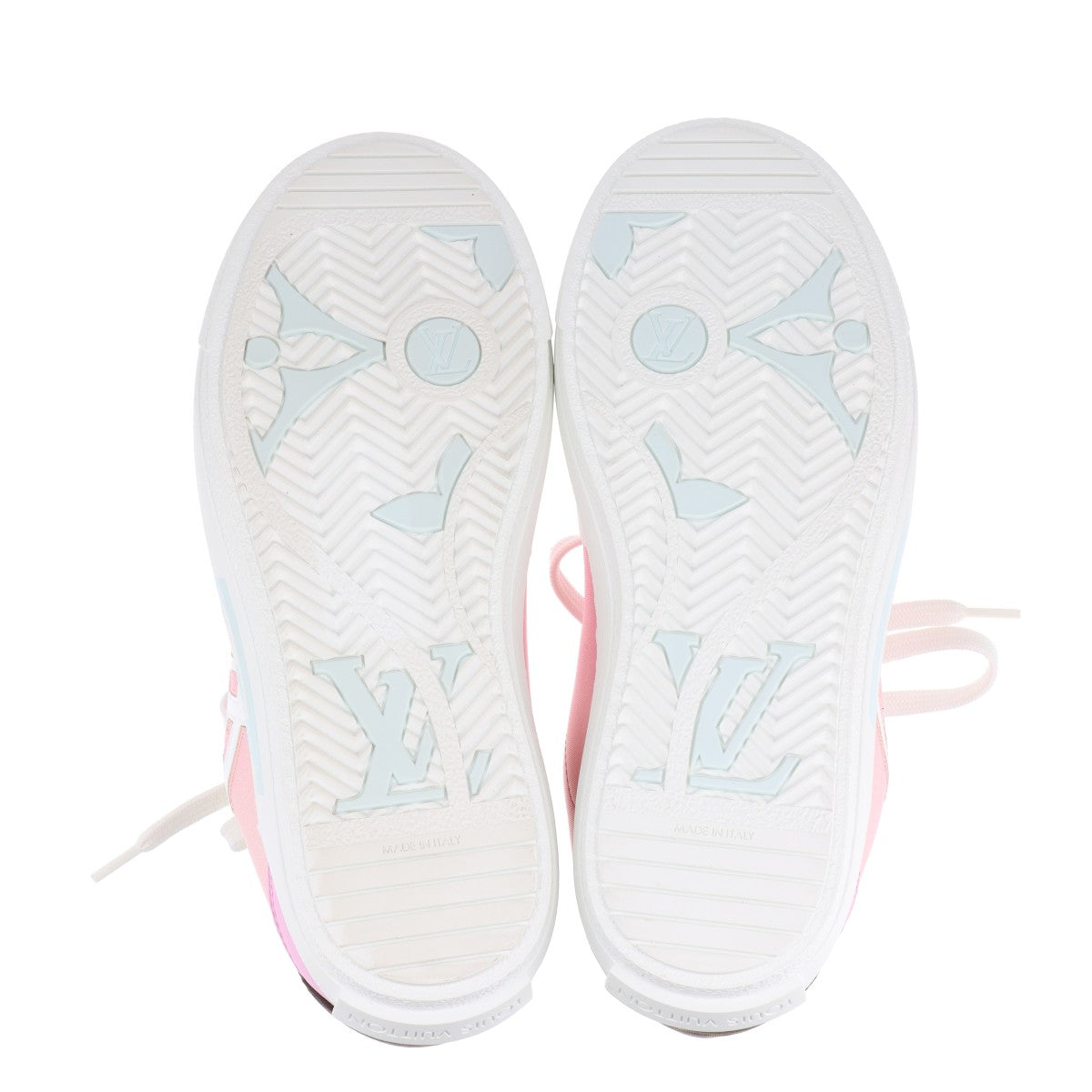 Louis_Vuitton Charley Line 22 Years Leather  Fabric Trainers 36  White × Pink LD0232   Box  Bag