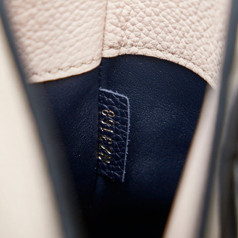 Louis Vuitton City Timer MM Handbag Shoulder Bag 2WAY M42496 Navy Beige  Leather  Louis Vuitton